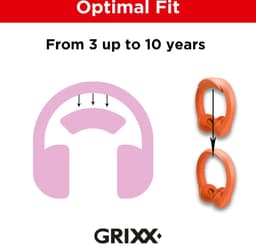 GRIXX Optimum Kinder koptelefoon - roze — thumbnail 4