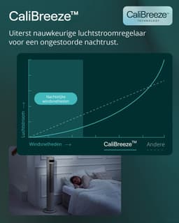Duux Elevate Smart – Stille Torenventilator met Ionisator – 26 Snelheden & Slaapmodus - Greige — thumbnail 3