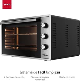 Compacte Oven - Inbouwoven Keuken - Thuis Koken - Hydroclean Reiniging - 42 Liter Capaciteit - Grijs — thumbnail 5
