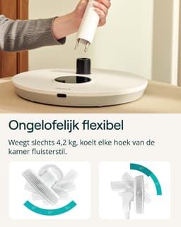 Duux Whisper Flex 2 - Smart Statiefventilator - Staande Ventilator Geruisloos - Wit — thumbnail 3