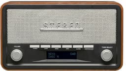 AHD® CD Speler - CD Speler Bluetooth - FM radio - Bruin - 27cm x 11cm x 15cm — thumbnail 1