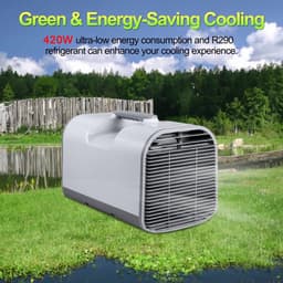 Xmund S01 Mobiele Airconditioner 4095 BTU – Draagbare Outdoor Airco met Ontvochtiger, Afstandsbediening en Slaapmodus — thumbnail 4