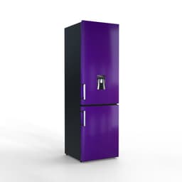 NUNKI LARGEH2O-FPLU / Combi Bottom Koelkast, E klasse, 268l, Waterdispenser, Plum Explosion, Gloss (FRONT only) — thumbnail 4