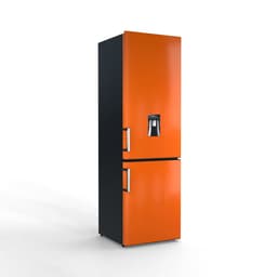 NUNKI LARGEH2O-FORA / Combi Bottom Koelkast, E klasse, 268l, Waterdispenser, Bright Orange, Gloss (FRONT only) — thumbnail 4