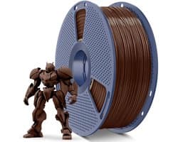 ABS Filament - 3D Printer Draad - Functionele Prints Maken - Hoge Temperatuurbestendigheid - 1 kg - Koffiebruin