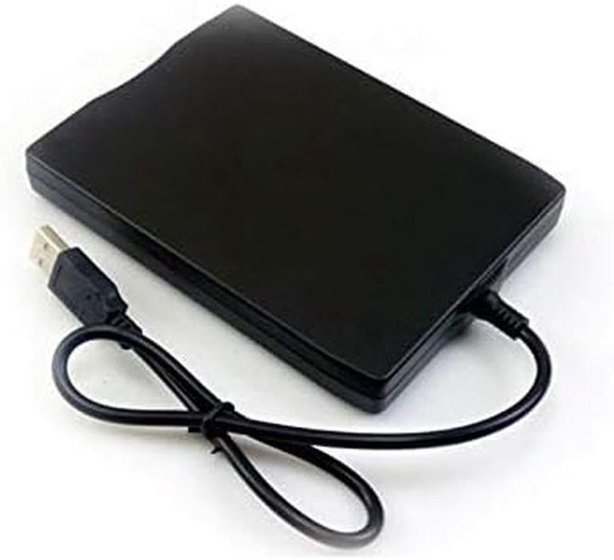 Externe Diskette Drive - USB Floppy Drive - Oude Bestanden Lezen - Draagbaar Ontwerp - 35 inch - Zwart — afbeelding 1