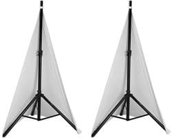 DJ Licht Speaker Stand Cover - Dubbelzijdige Tripod Rock Scrim Cover - Rekbaar Materiaal - 2 Stuks