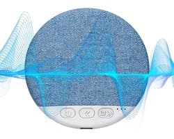 Kussen luidspreker om te slapen | Draadloze beengeleiding slaapluidspreker met draadloos 5.4 & hifi-geluid | Draagbare witte ruismachine met automatische uitschakeltimer voor zijslapers