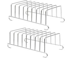 Heteluchtfriteuse Accessoireset - Kookrek RVS - Bakken Roosteren - Ovenvast Hittebestendig - 15.5 cm - Zilver