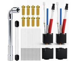 Hot End Kit - Hotend Set - 3D Printer Onderdelen - Voor Kobra 3 - 2 Stuks - Zilver