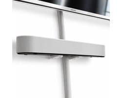 Sonos Beam Muurbeugel – Soundbar Wandbeugel Geschikt voor Sonos Beam Gen 1 & Gen 2 – Luxe Soundbar Ophangsysteem – Speaker Bevestiging onder TV – Ruimtebesparend & Onzichtbaar – Wit