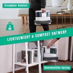 Zyrex® Vlekkenreiniger - Vlekkenreinigers - Tapijtreiniger Machine - Vlekkenreiniger Bank - Wit - 20cm x 39cm x 30cm — thumbnail 4