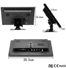 D&A Monitor - PC - Monitor standaard - Monitor gaming - Monitoren - Mini TV - Digitaal scherm - LCD monitor - 10.1 Inch — thumbnail 5