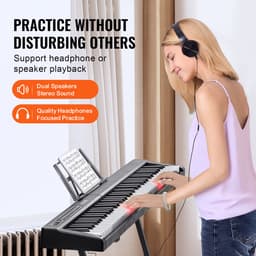 Digitaal Toetsenbord 88 Toetsen Elektrische Piano met 1000 Ritmes — thumbnail 3
