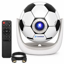 Lumistar Mini Beamer WK Editie - Voetbal Beamer - Alles-in-één Smart TV Projector - 2026 model - Android TV Besturingssysteem - WiFi & Bluetooth - 4k support - Beamer - Home Cinema — thumbnail 1