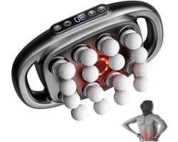 Massagepistool Set - Spierherstel Gun - Spierpijn Verlichten - 16 Massagekoppen - 1.7 kg - Zwart