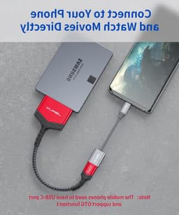 SATA naar USB 3.0 Adapter voor 2.5" Hardeschijven en SSD's, Ondersteunt UASP en Trim, Compatibel met Windows, MacOS en Linux — thumbnail 5