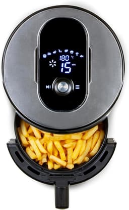 Heteluchtfriteuse - Airfryer - Gezond Frituren - Tot 80% Minder Vet - 4 Liter - Zilver — thumbnail 4
