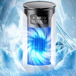 Draagbare Airco - Persoonlijke Koeler - Ruimte Verkoeling - Stille Werking - 300ml Reservoir - Wit — thumbnail 2