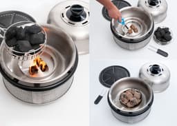 Cobb Premier Barbecue Bundelset - Houtskoolbarbecue - Inclusief Quick Koko Grillbricks 8 st. - Compact - Ø 30 cm — thumbnail 3