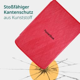 PocketBook Verse Pro Passion Red e-reader – Inclusief Rood Hoesje (shell cover) – Voordeelbundel — thumbnail 6
