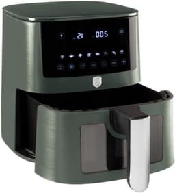 Heteluchtfriteuse Digitaal - Airfryer XL - Gezonde Maaltijden Bereiden - XXL 8 Liter Inhoud - 1650 Watt - Matgroen — thumbnail 1