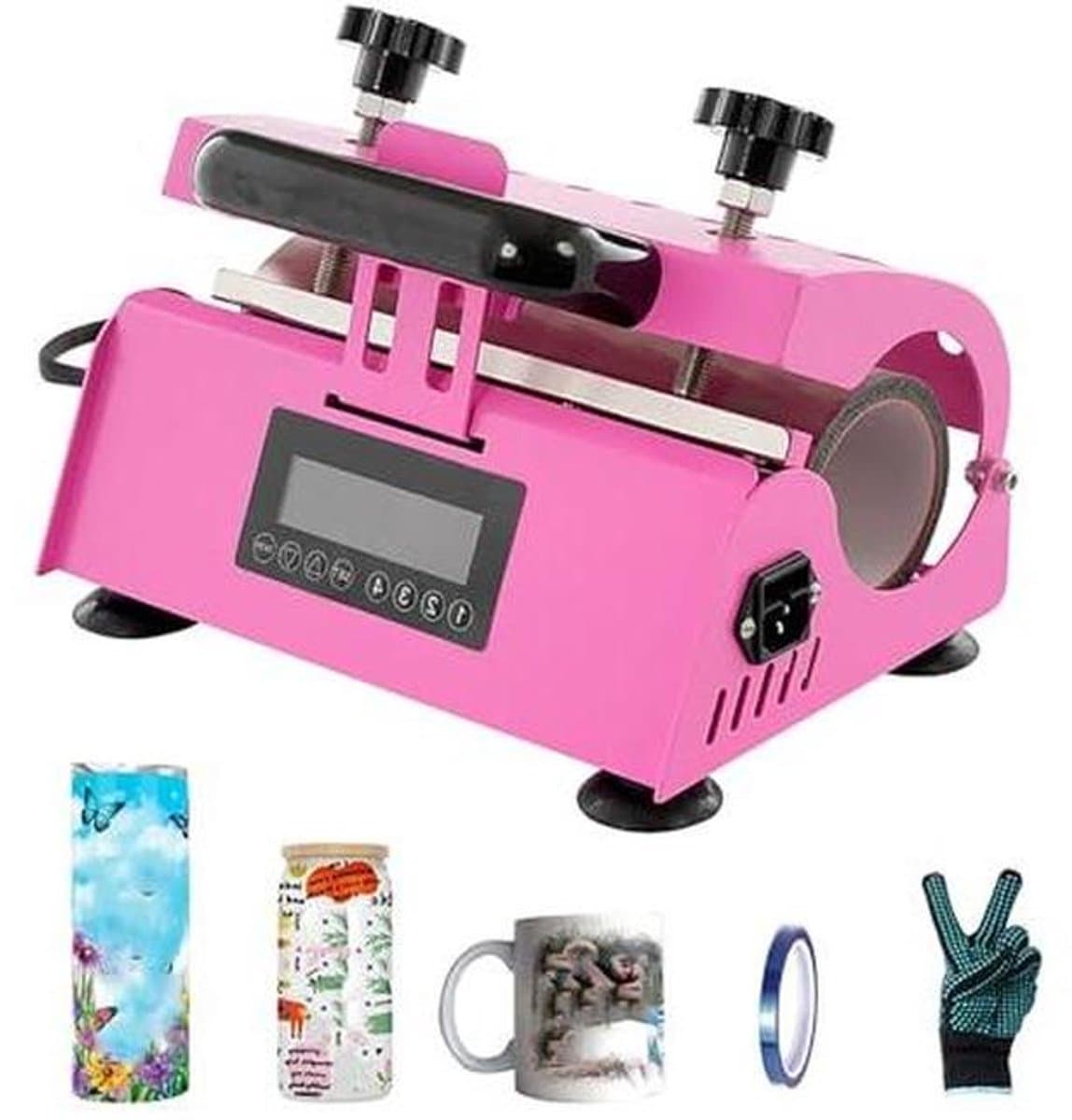 Tumbler Warmte Persmachine - Sublimatie Oven Mokken - Gepersonaliseerde Cadeaus Maken - Geheugenfunctie Instellingen - 11oz tot 30oz Mokken — afbeelding 1