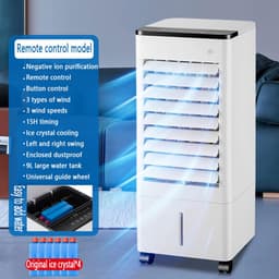 Draagbare Airco - Verdampingskoeler Luchtkoeler - Ruimte Koelen - 9L Watertank - 28.5x28.5x60CM - Wit — thumbnail 5