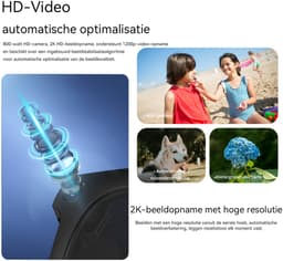Blackview BV100 Smart Glasses - Slimme bril met camera - Spraakgestuurde AI-assistent - Bluetooth-bellen, vertaling, objectherkenning - BT 5.4 - 32GB - 220 mAh - Transparant — thumbnail 2
