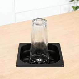 Automatische Bekerwasmachine - Kan Rinser - Snel Glazen Reinigen - Hogedruk Spoeling - 175 x 163 x 12 cm - Zwart — thumbnail 1