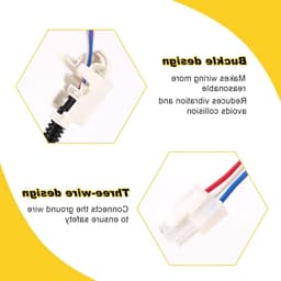 Washer Cover Sluiting met Slotgesp, Vervangingsonderdeel voor Wasmachines, Geschikt voor Diverse Modellen en Merken, Duurzaam en Weerbestendig — thumbnail 4