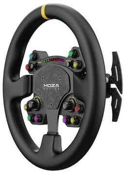 Moza Racing RS V2 – 330 mm GT-stuurwiel – zonder basis – sim racing stuur met koolstofvezel & magnetische shifters - PC — thumbnail 2