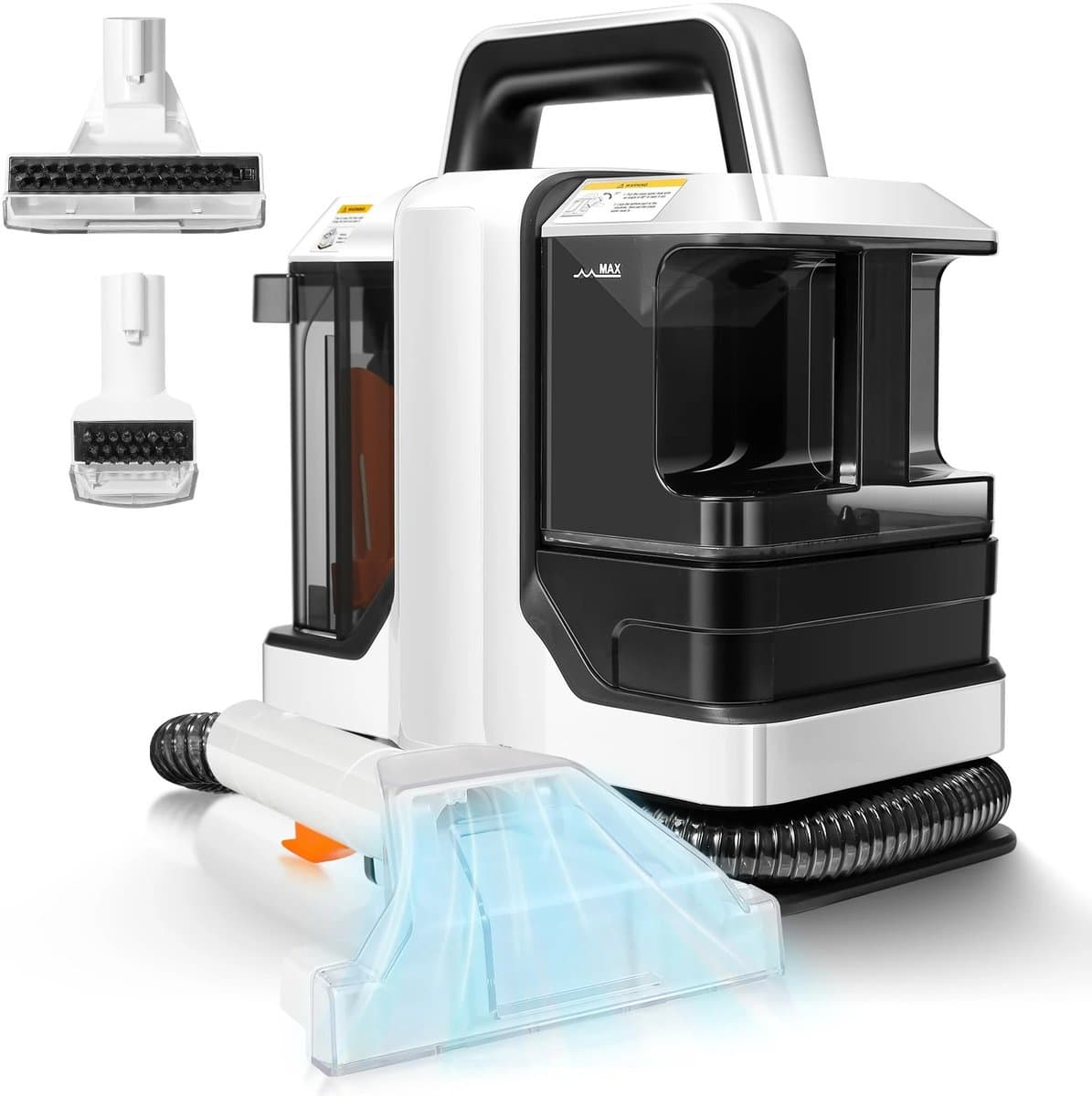 Flolife -Spot Cleaner 750W Handheld Tapijtreiniger – 11/15 kPa Krachtige Spray & Zuigfunctie – Voor Bank, Tapijt en Gordijnen — afbeelding 1