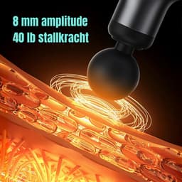 SNJY® Massage Gun - Massage Apparaat - Massage Pistool Professioneel - 99 Snelheden - 9 Massagekoppen - Grijs — thumbnail 5