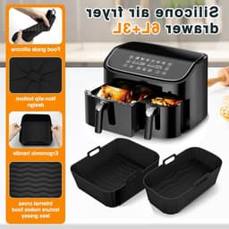 Set van 28 Accessoires voor Airfryer, Inclusief Siliconen Mallen, Grillrooster en Bakvormen voor Gezond Koken — thumbnail 2