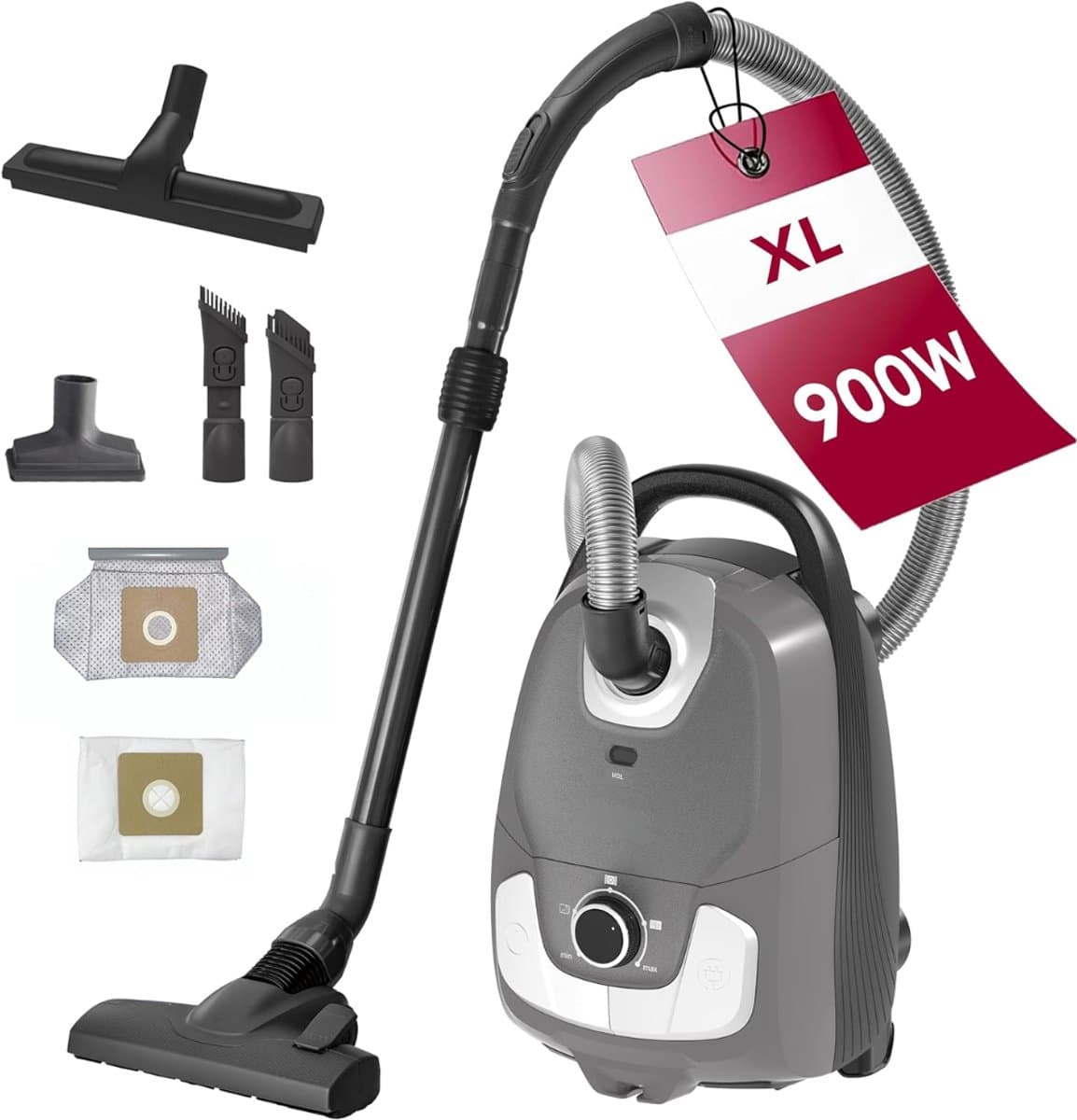 DYNA® Karcher - Karcher Stofzuiger - Bouwstofzuiger - Festool Stofzuiger - Bouwstofzuiger Zonder Zak - Grijs - 33cm x 31cm x 53cm — afbeelding 1