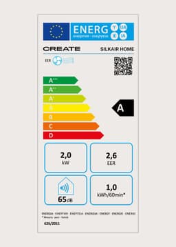 CREATE - Draagbare 3-in-1 airconditioner 7000 BTU met ontvochtiger 36L/dag - Wit - SILKAIR 7000 — thumbnail 2