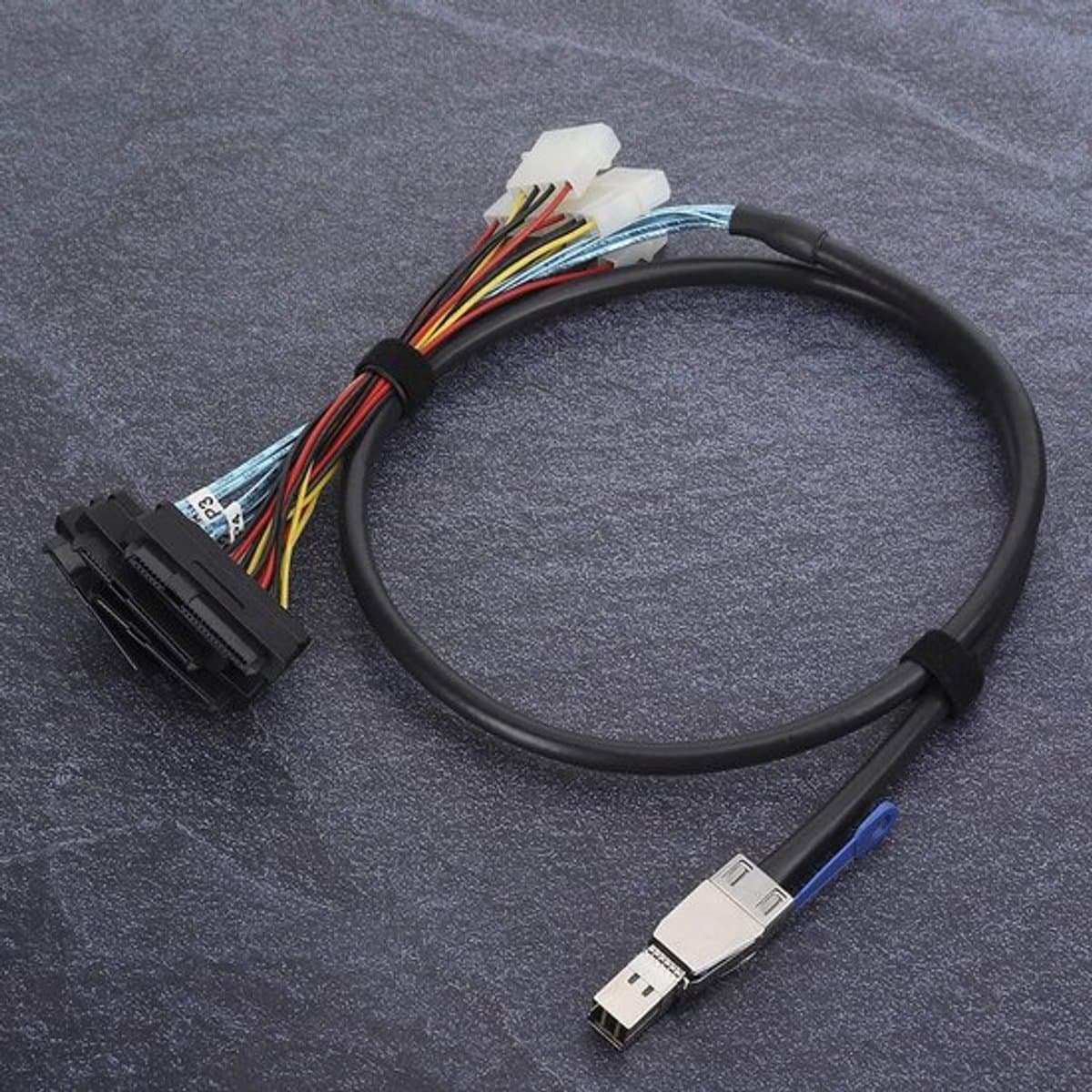 Allecto - Externe Harde Schijf Kabel - Sff-8644 naar Sff-8482 - 1 — afbeelding 1