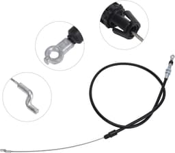 Dailygoods- Gaskabel Universeel - Kabelassemblage - Geschikt voor Grasmaaiers 71221/71227 - Metaal - OEM 99-6837/99-5826 - 1 Stuk - Grasmaaierkabel — thumbnail 3