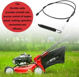 Dailygoods- Motorbesturingskabel Vervangt 532435111 - Koppelingskabel - Compatibel met Husqvarna/Jonsered - Soepele bediening - Eenvoudige installatie - Geschikt voor grasmaaiers — thumbnail 3