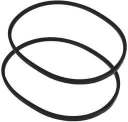 Dailygoods - Grasmaaier V-snaar - Aandrijfriem 2x - Rubber - Zwart - Compatibel met Mountfield en Champion - Voor een krachtige grasmaaierervaring — thumbnail 1