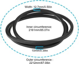 Dailygoods - Grasmaaier Dubbelzijdige Riem SB35065700/0 - Compatibel met Sabo 92-13H — thumbnail 5