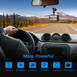 Auto Camera - Rij recorder - Veilige Rit - 1080P Full HD - 3 Inch Scherm - Zwart — thumbnail 4
