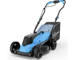 Grasmaaier - Accu maaier - Gazononderhoud - Borstelloze motor - 34 cm snijbreedte - Grijs