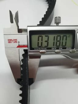 Transmissieriem - V-snaar - Algemene aandrijving - Hoge duurzaamheid - 15 cm - Zwart — thumbnail 2