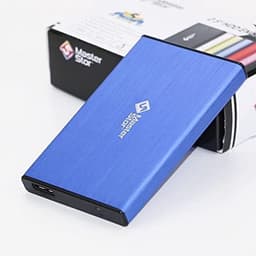 Externe Harde Schijf - Draagbare Opslag - Bestanden Overzetten - Ultraslank Ontwerp - 320 GB - Blauw — thumbnail 3