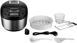 Multicooker 40 Programma's - Elektrische Kookpan - Maaltijden Bereiden - LCD Touch Display - 5 Liter - Zwart — thumbnail 5