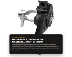 Dailygoods- Grasmaaier Gashebel Vervanging - Universele Gashebel - Geschikt voor Borstelsnijder - 23~27mm Stuur - Tuin/Gereedschap - Comfortabele Koopervaring - Gashendel