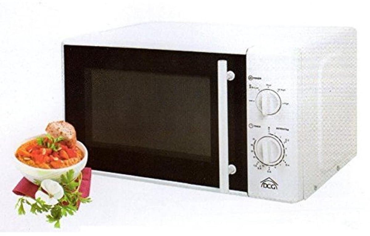 Magnetron met grill - Oven combi - Snel eten bereiden - 4 functies - 20 liter - Wit — afbeelding 1
