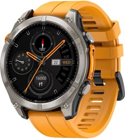 Zeblaze Stratos 4 Smartwatch - GPS Sporthorloge - Stappenteller - Slaapmonitor - Belfunctie - LED Zaklamp - 170+ Sportmodi- 5ATM - Hartslag/Slaapmeter/SpO2 - IOS & Android - Elektrisch Oranje — thumbnail 1